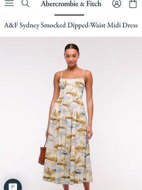 Abercrombie & Fitch sydney smocked dress